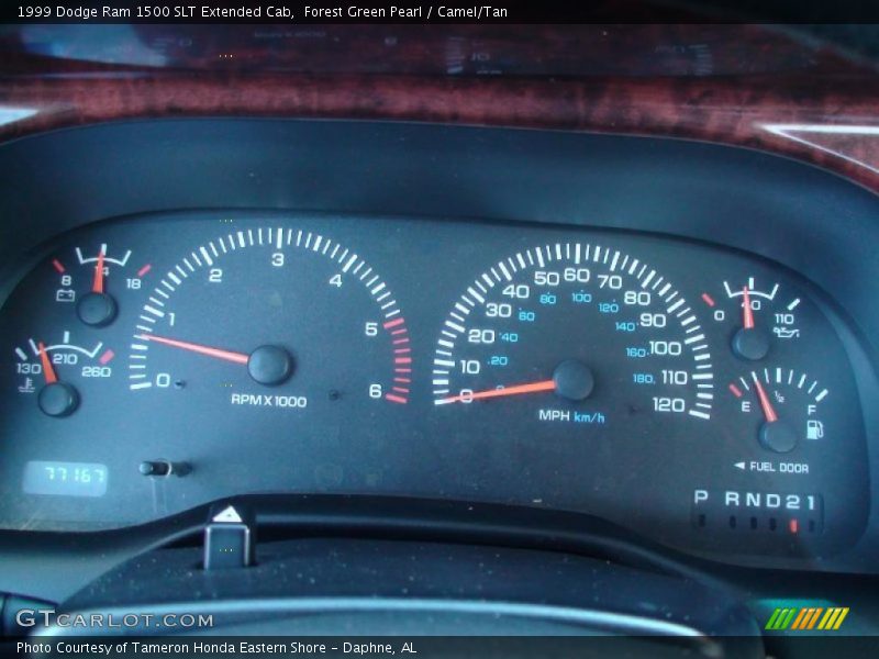  1999 Ram 1500 SLT Extended Cab SLT Extended Cab Gauges