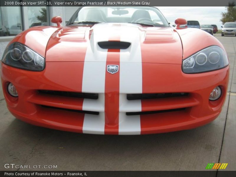 Viper Very Orange Pearlcoat / Black/Medium Slate Gray 2008 Dodge Viper SRT-10