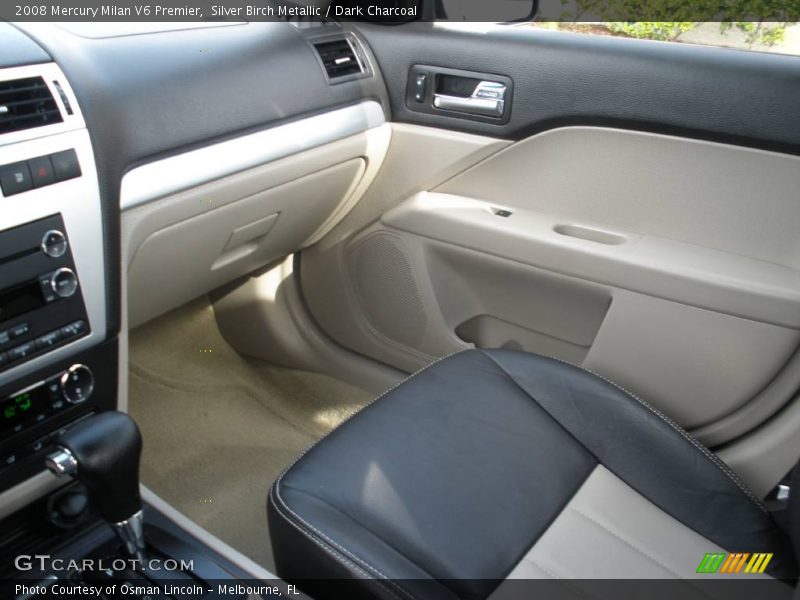 Silver Birch Metallic / Dark Charcoal 2008 Mercury Milan V6 Premier