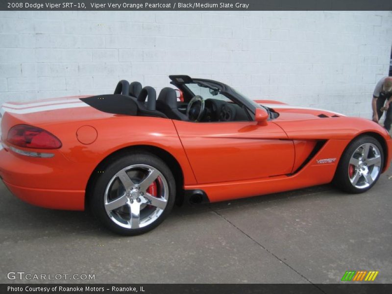Viper Very Orange Pearlcoat / Black/Medium Slate Gray 2008 Dodge Viper SRT-10