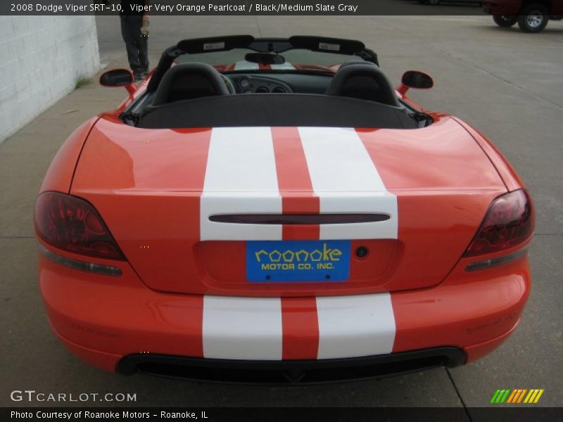 Viper Very Orange Pearlcoat / Black/Medium Slate Gray 2008 Dodge Viper SRT-10