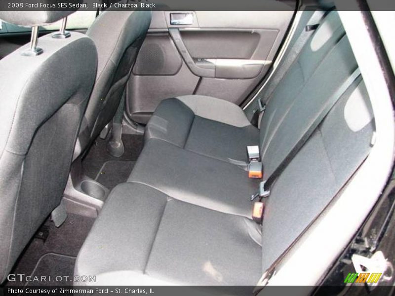 Black / Charcoal Black 2008 Ford Focus SES Sedan