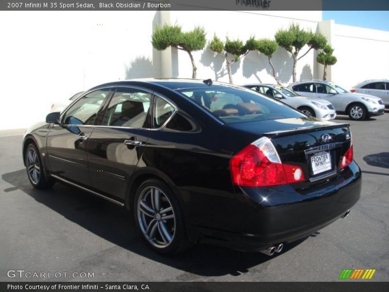 Black Obsidian / Bourbon 2007 Infiniti M 35 Sport Sedan