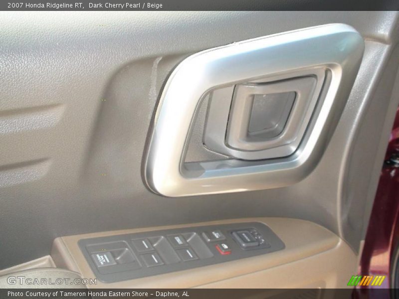 Dark Cherry Pearl / Beige 2007 Honda Ridgeline RT