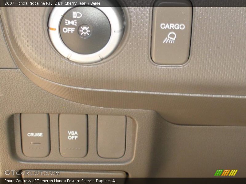 Dark Cherry Pearl / Beige 2007 Honda Ridgeline RT