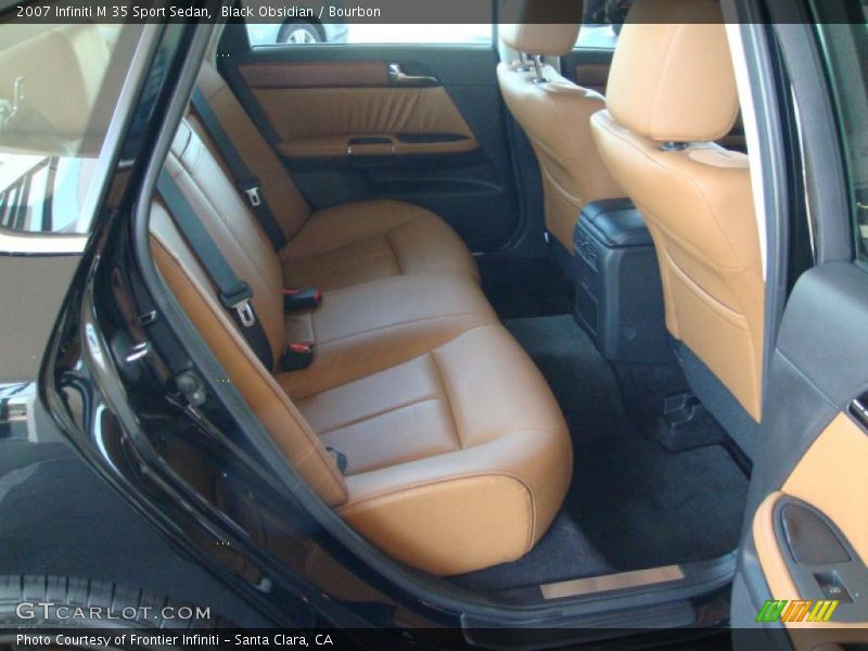 Black Obsidian / Bourbon 2007 Infiniti M 35 Sport Sedan