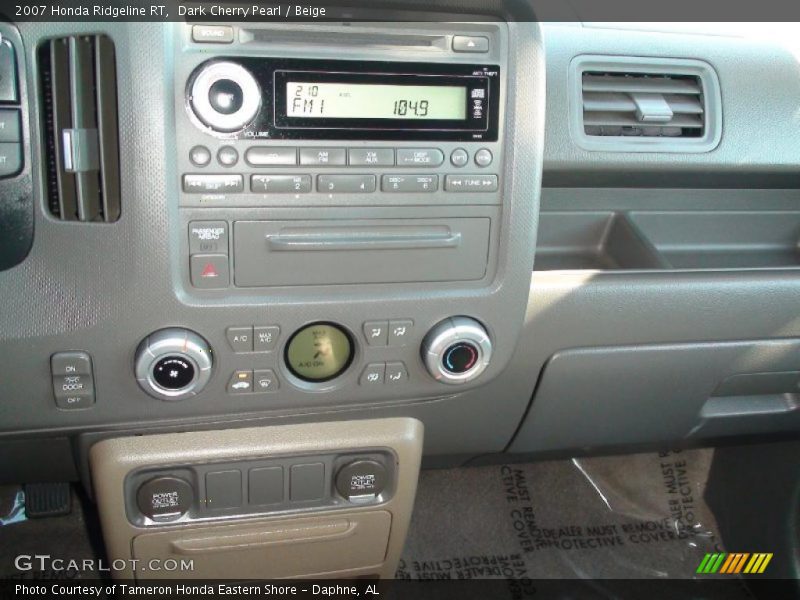 Controls of 2007 Ridgeline RT