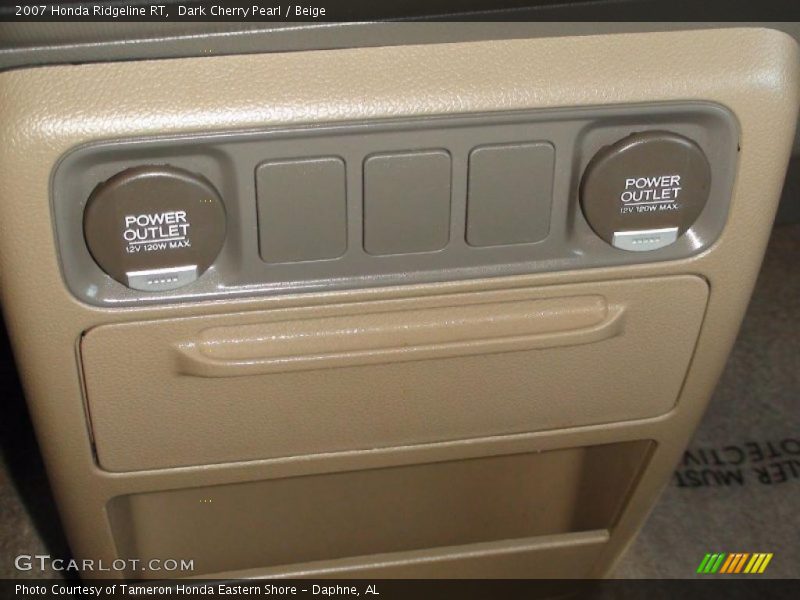 Dark Cherry Pearl / Beige 2007 Honda Ridgeline RT