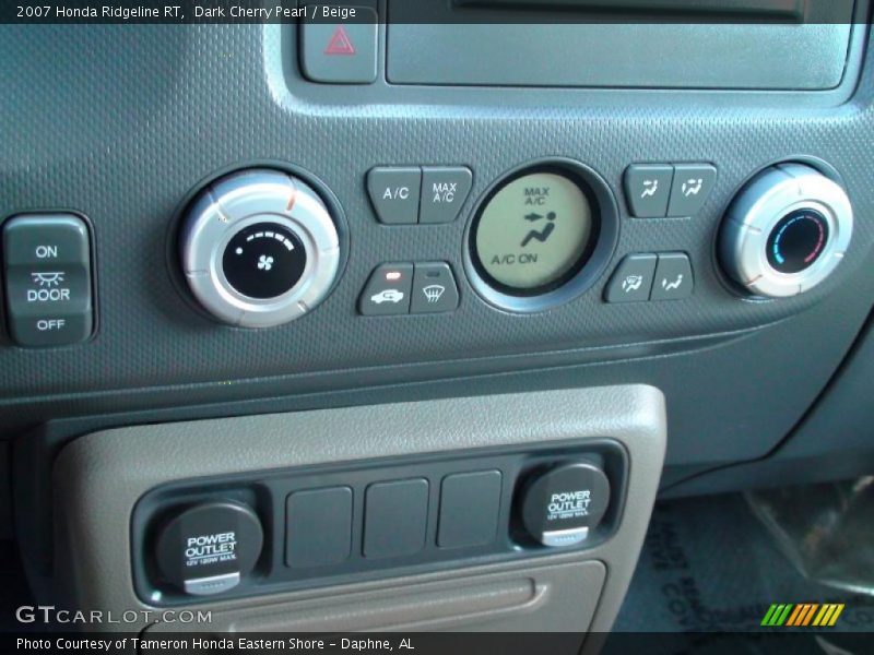 Controls of 2007 Ridgeline RT