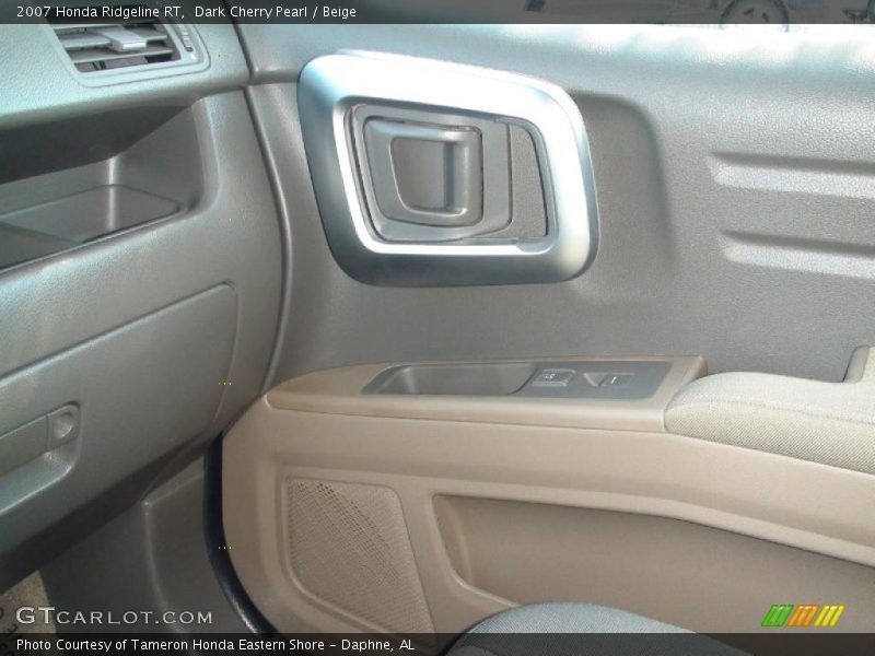Dark Cherry Pearl / Beige 2007 Honda Ridgeline RT