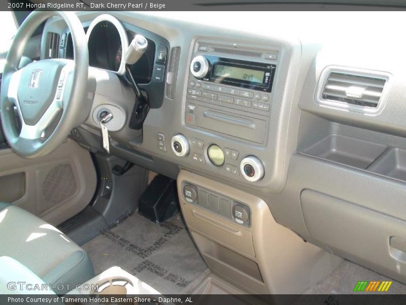 Dashboard of 2007 Ridgeline RT