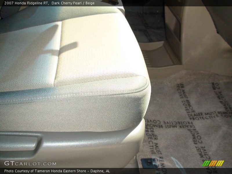 Dark Cherry Pearl / Beige 2007 Honda Ridgeline RT