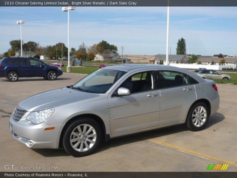 Bright Silver Metallic / Dark Slate Gray 2010 Chrysler Sebring Limited Sedan