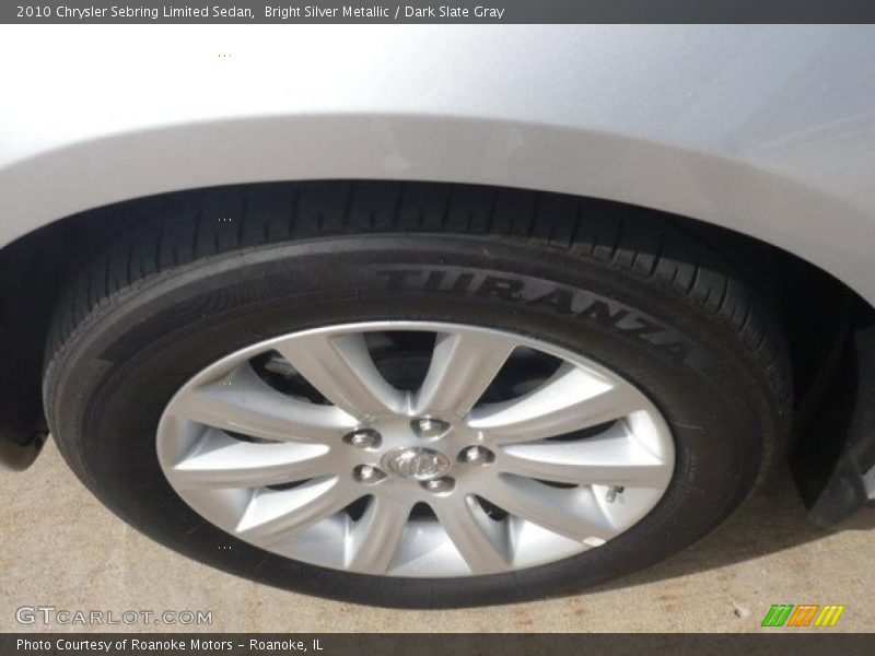 Bright Silver Metallic / Dark Slate Gray 2010 Chrysler Sebring Limited Sedan