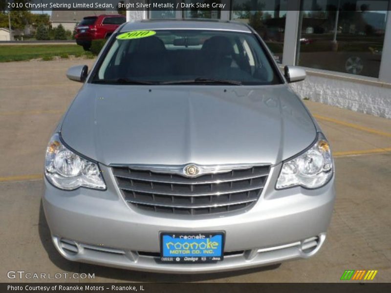 Bright Silver Metallic / Dark Slate Gray 2010 Chrysler Sebring Limited Sedan
