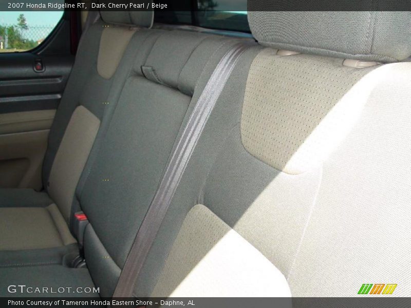 Dark Cherry Pearl / Beige 2007 Honda Ridgeline RT