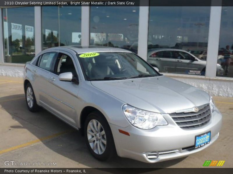 Bright Silver Metallic / Dark Slate Gray 2010 Chrysler Sebring Limited Sedan