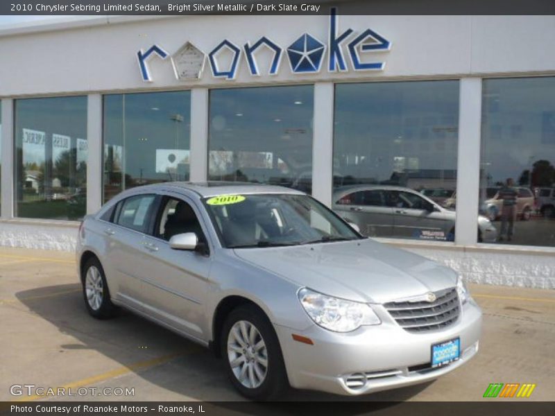 Bright Silver Metallic / Dark Slate Gray 2010 Chrysler Sebring Limited Sedan