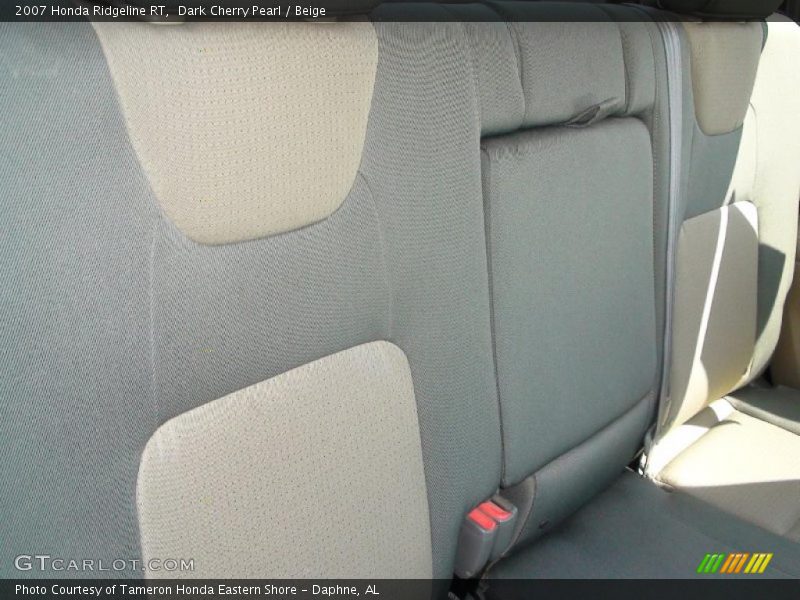 Dark Cherry Pearl / Beige 2007 Honda Ridgeline RT