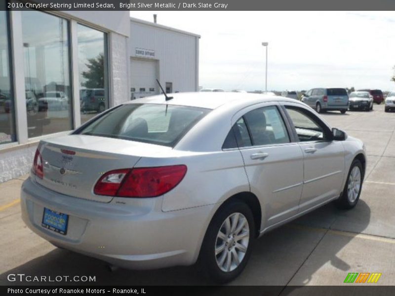 Bright Silver Metallic / Dark Slate Gray 2010 Chrysler Sebring Limited Sedan