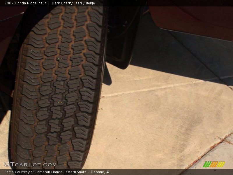 Dark Cherry Pearl / Beige 2007 Honda Ridgeline RT