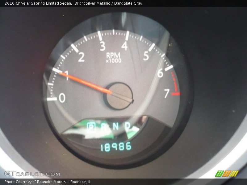 Bright Silver Metallic / Dark Slate Gray 2010 Chrysler Sebring Limited Sedan
