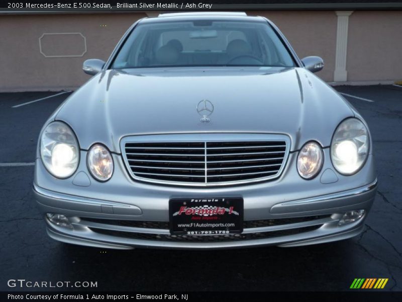 Brilliant Silver Metallic / Ash Grey 2003 Mercedes-Benz E 500 Sedan
