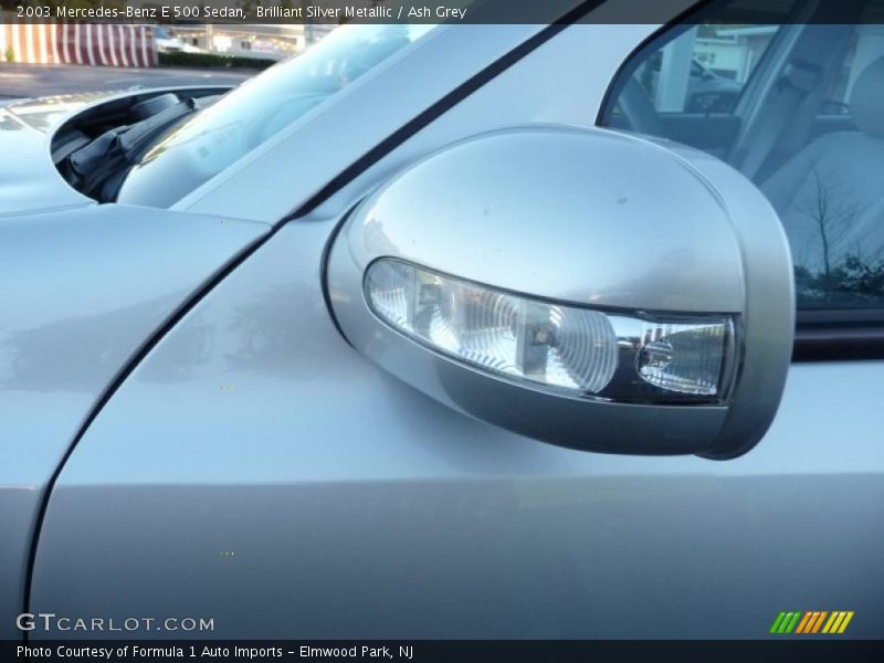 Brilliant Silver Metallic / Ash Grey 2003 Mercedes-Benz E 500 Sedan