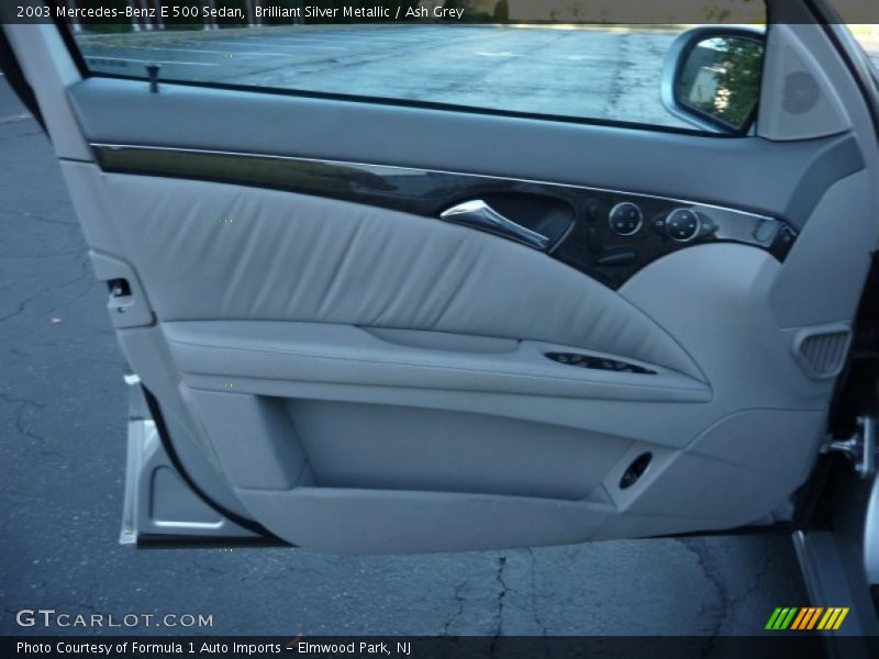 Brilliant Silver Metallic / Ash Grey 2003 Mercedes-Benz E 500 Sedan