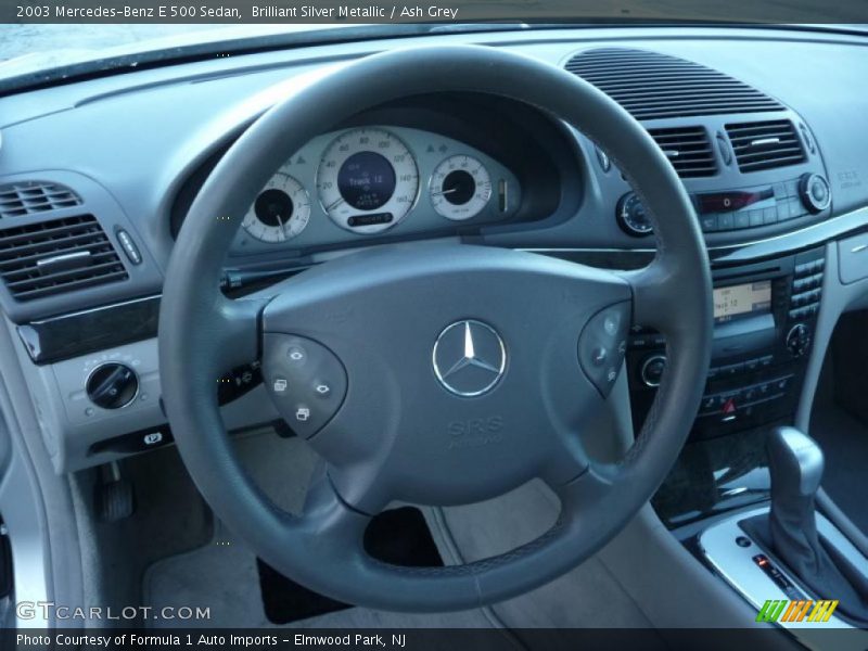 Brilliant Silver Metallic / Ash Grey 2003 Mercedes-Benz E 500 Sedan