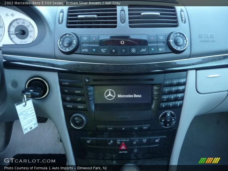 Brilliant Silver Metallic / Ash Grey 2003 Mercedes-Benz E 500 Sedan