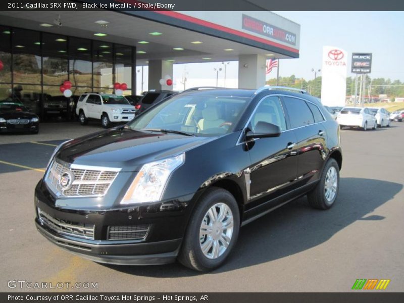 Black Ice Metallic / Shale/Ebony 2011 Cadillac SRX FWD