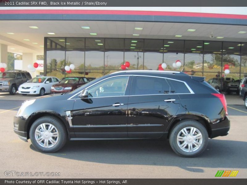 Black Ice Metallic / Shale/Ebony 2011 Cadillac SRX FWD