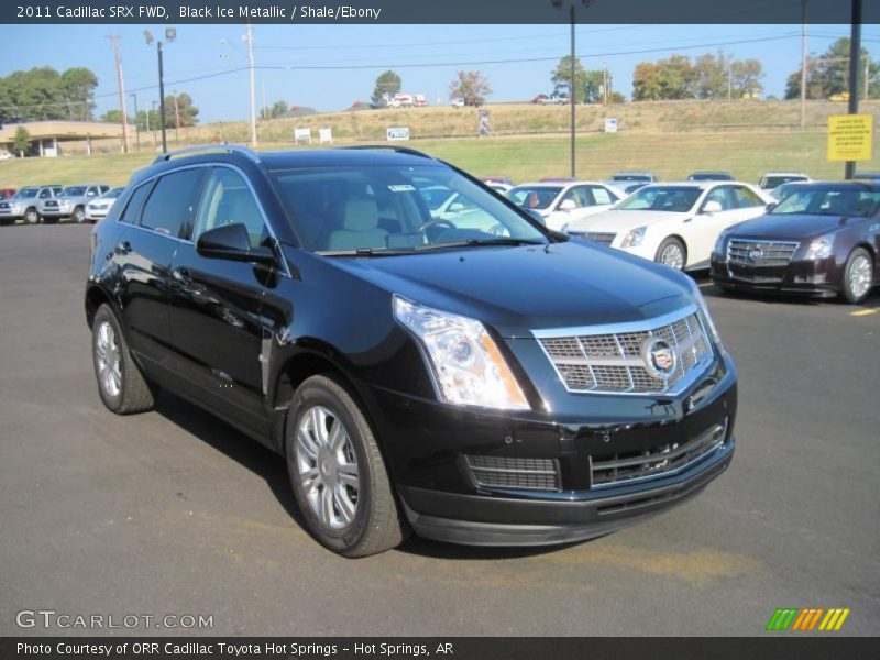 Black Ice Metallic / Shale/Ebony 2011 Cadillac SRX FWD