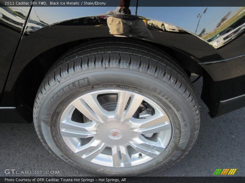 Black Ice Metallic / Shale/Ebony 2011 Cadillac SRX FWD