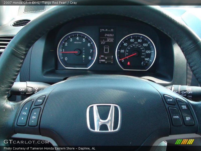 Tango Red Pearl / Gray 2007 Honda CR-V EX-L