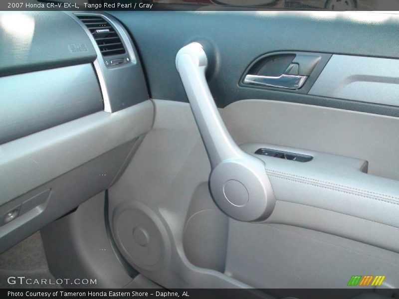 Tango Red Pearl / Gray 2007 Honda CR-V EX-L