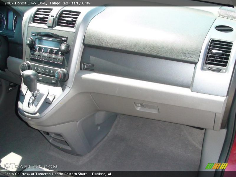 Tango Red Pearl / Gray 2007 Honda CR-V EX-L