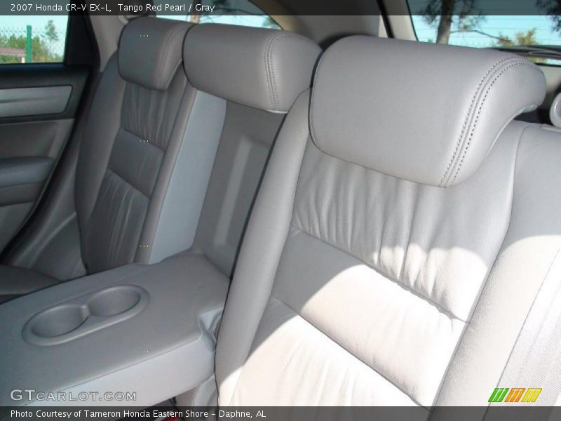Tango Red Pearl / Gray 2007 Honda CR-V EX-L