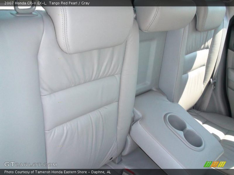 Tango Red Pearl / Gray 2007 Honda CR-V EX-L
