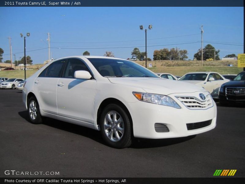 Super White / Ash 2011 Toyota Camry LE