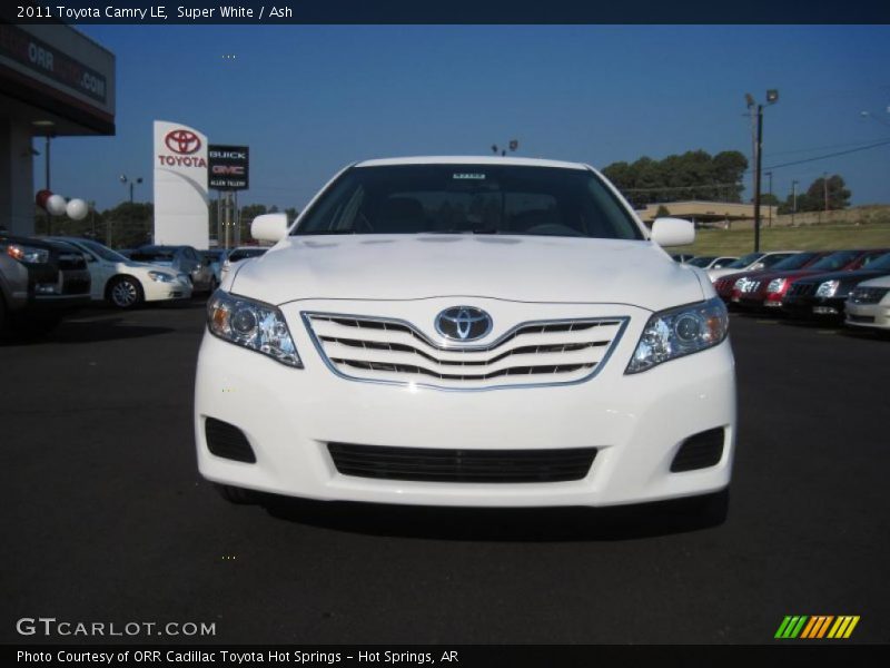 Super White / Ash 2011 Toyota Camry LE