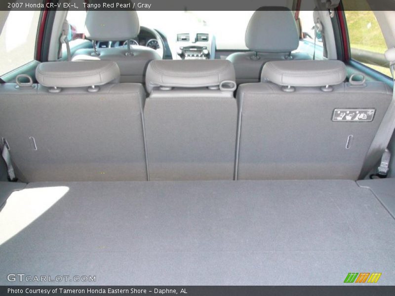 Tango Red Pearl / Gray 2007 Honda CR-V EX-L