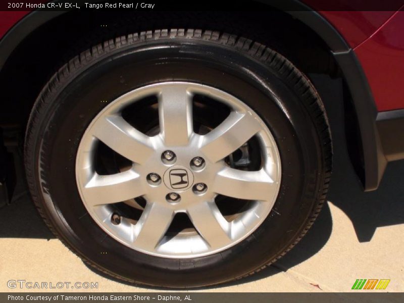 Tango Red Pearl / Gray 2007 Honda CR-V EX-L