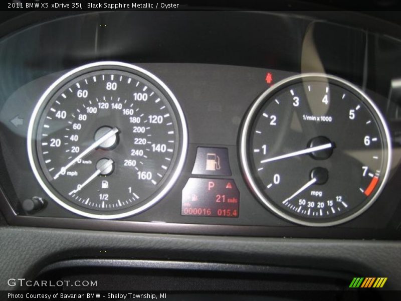  2011 X5 xDrive 35i xDrive 35i Gauges