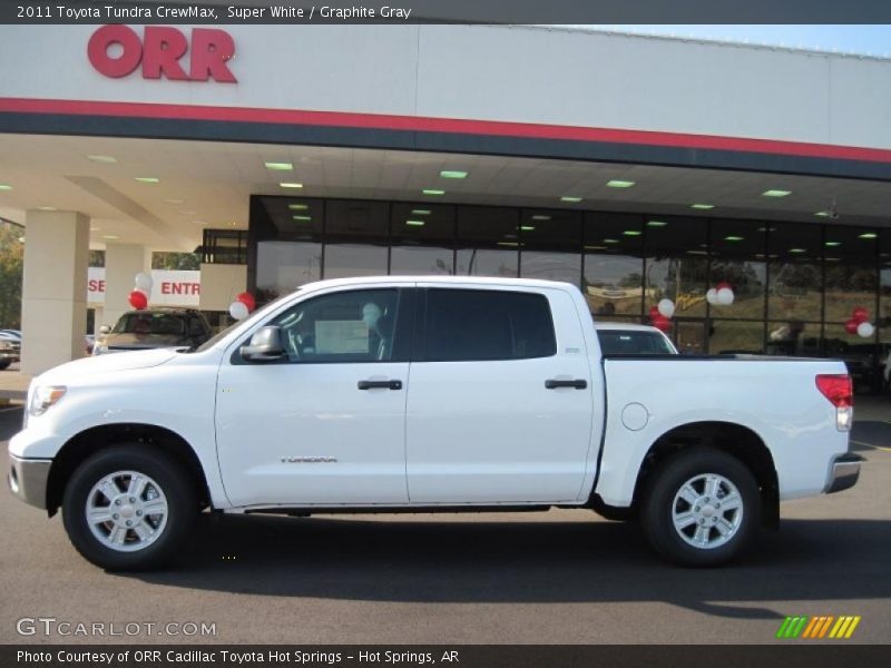 Super White / Graphite Gray 2011 Toyota Tundra CrewMax
