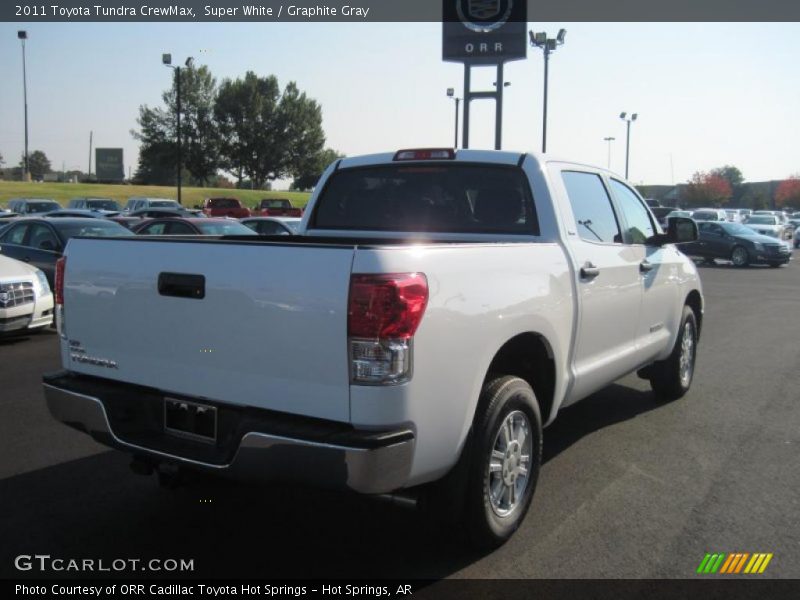 Super White / Graphite Gray 2011 Toyota Tundra CrewMax