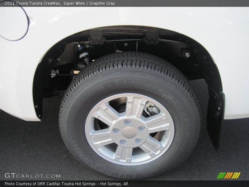 Super White / Graphite Gray 2011 Toyota Tundra CrewMax