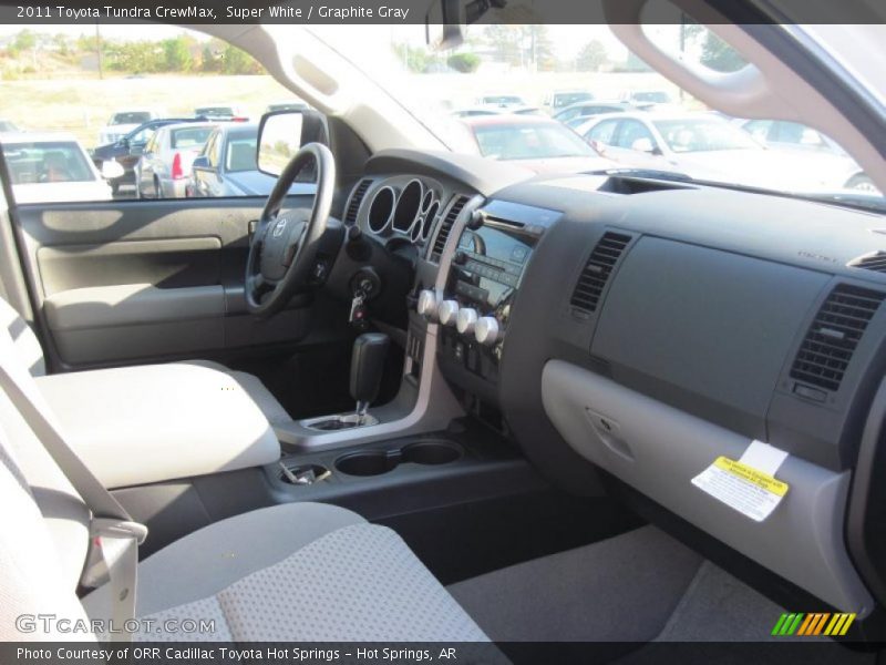 Super White / Graphite Gray 2011 Toyota Tundra CrewMax