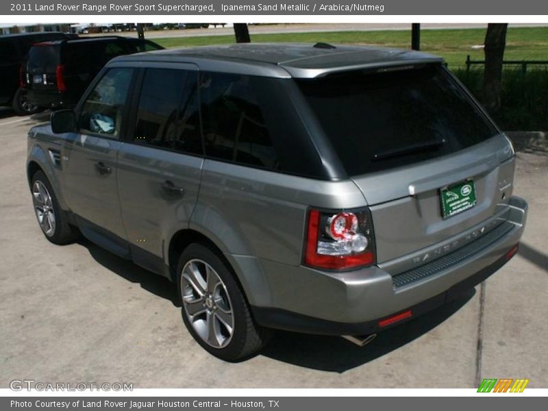 Ipanema Sand Metallic / Arabica/Nutmeg 2011 Land Rover Range Rover Sport Supercharged